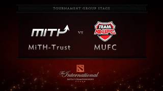 MiTHTrust vs MUFC  Group Stage  Dota 2 International [upl. by Marice451]