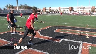 Gabe Brkic  Oklahoma Commit 7 Ranked Kicker in America  Class of 2018 [upl. by Alexi]