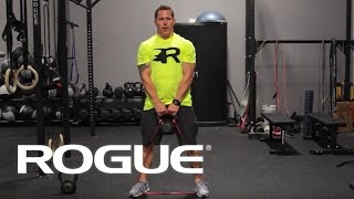 Equipment Demo  Banded Kettlebell Swing  Rogue Fitness [upl. by Sidoeht]