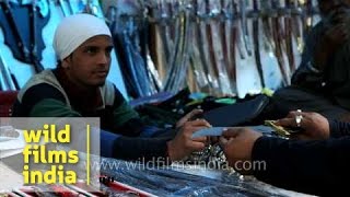 Kirpans swords and knives for sale  Anandpur Sahib Punjab [upl. by Glynnis]