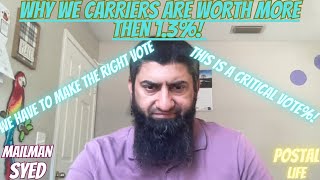 🚨Why We Carriers Are Worth Much More then 13 postoffice mailman Nalc MailmanSyed🚨 [upl. by Barayon162]