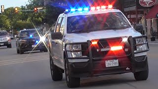 Boerne Police amp Fire Department Paralympic Medalist Code 3 Escort [upl. by Enovad]