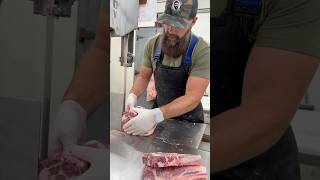 Beef Rib Steaks vs Ribeye Steaks 🔪🥩 shorts beef steaks ribeye [upl. by Filiano]