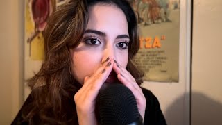 ASMR  assorted mouth sounds dry wet kisses hand movementscupped [upl. by Spenser118]