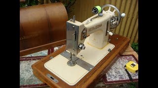 Old Vintage Antique West Germany FRISTER amp ROSSMANN Sewing Machine See Video [upl. by Ennazus872]