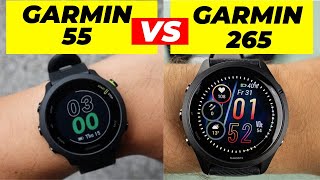 FORERUNNER 55 vs FORERUNNER 265 Qual Garmin Escolher [upl. by Rodmur]