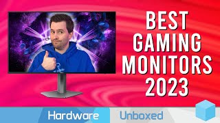 Best Gaming Monitors of 2023 1440p 4K Ultrawide 1080p HDR and Value Picks  November Update [upl. by Lledo]