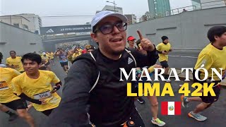 Mi Primera Maratón Lima 42K 2024 🇵🇪 La Carrera más dura de mi Vida [upl. by Shifrah961]