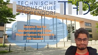 Entrance Test for TH Deggendorf  Mechatronic and Cyberphysical systems  Hallo Aus Bavaria [upl. by Ainoz]