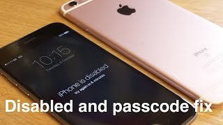 How to removereset any disabled or Password locked iPhones 6S amp 6 Plus5s5c54s4iPad or iPod [upl. by Ahsauqal260]