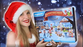 PLAYMOBIL Weihnachtsmarkt Adventskalender 2024 71472 Unboxing [upl. by Oznol]