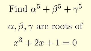 A Tricky Roots of Cubics Problem [upl. by Edee]