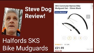 Halfords Bike Mudguard Review [upl. by Guadalupe]