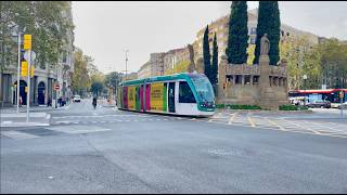 ¡YA ESTÁ TODO ACABADO ¡PRIMEROS TRANVÍAS EN LA DIAGONAL [upl. by Anibla]