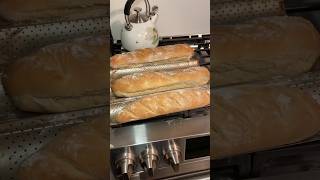 EASY homemade baguette recipe [upl. by Orbadiah]