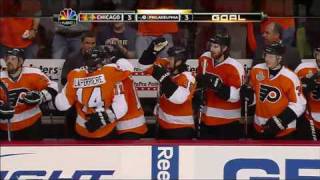 Blackhawks win Stanley Cup in OT beat Flyers in Game 6 [upl. by Mahla]