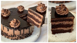 Coffee Chocolate Cake In Kadai Eggless Chocolate Mocha Cake  No Eggs No Oven Condensed Milk [upl. by Otero53]