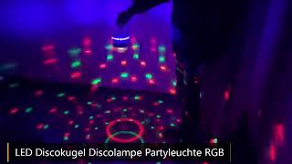 Discolicht Musikgesteuert Lichteffekte RGB [upl. by Euqinue]