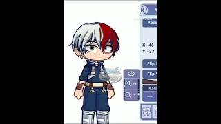 🔥❄Making Todoroki in Gacha Life 2 myheroacademia shototodoroki gachalife2 [upl. by Fischer]