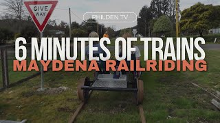 6 Minutes of Trains MAYDENA RAILRIDING [upl. by Ranger791]