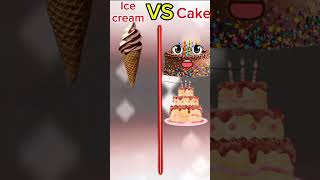 Ice cream vs Cake vsvideo ytshorts facts trending [upl. by Olleina]