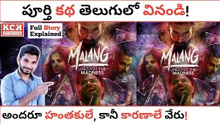 MALANG Hindi Movie Full Story Explained In Telugu  Mohit Suri  Kadile Chitrala Kaburlu [upl. by Sungam]