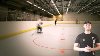 Inline Hockey Drills Training Exercise 1 [upl. by Esertal]