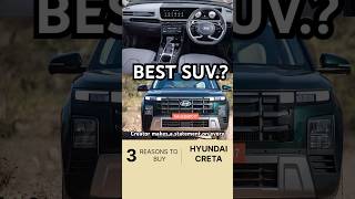 3 Reasons Why the Hyundai Creta is the Best Compact SUV in 2024 🚗 hyundaicreta [upl. by Aivata]