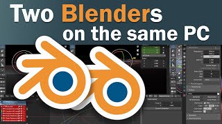 How to have two separated installations of Blender 28 on the same computer  BE SMARTER [upl. by Sloatman186]