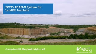 ECT2s FOAMX Treatment System for Landfill Leachate [upl. by Norven]