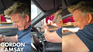 Gordon Ramsays Best DriveThru Pranks [upl. by Enialem]