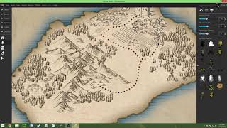 15 Minute DampD Maps  Wonderdraft Tutorial  The Island of Morn [upl. by Annij]