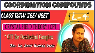 COORDINATION COMPOUNDS L9 CFT FOR OCTAHEDRAL COMPLEX [upl. by Tammi99]