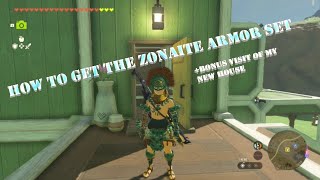 how to get the Zonaite armor set and bonus visit of my new house [upl. by Enreval167]