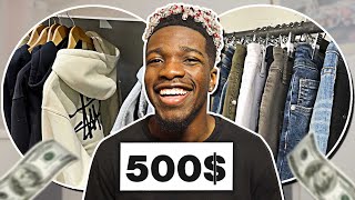 500€ POUR REFAIRE MA GARDE ROBE  👕🤑  Comment Être Stylé Avec Un Budget Limité [upl. by Melone641]