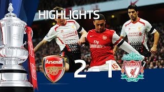 Arsenal vs Liverpool 21 FA Cup 5th Round goals amp highlights 2014 [upl. by Dympha]