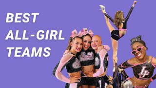 Top Teams at NCA Nationals 2023 AllGirl Level 6 Divisions [upl. by Ardnasil]