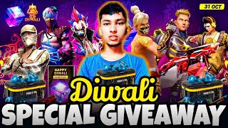 FREE FIRE LIVE DIWALI DAIMOND🔴GIVEAWAY REDEEM CODE LIVE PROOF [upl. by Ynnhoj]