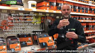 Goodnature Automatische rattenvalmuizenval A24  BTN de Haas 122350 [upl. by Aneelahs803]