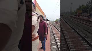 উদ্বোধনের আগে ভিড় ytshorts railway sorts train nashipur [upl. by Shir]