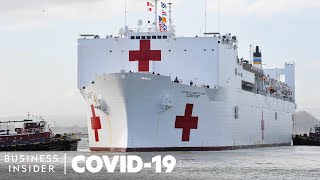 How The Navy’s Largest Hospital Ship Can Help With The Coronavirus Crisis [upl. by Ltsyrk996]