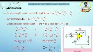 OPAMP As a NonInverting Amplifier Ch18 electrons Physics 12th [upl. by Harraf]