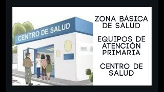 ZONA BÁSICA DE SALUD  EQUIPOS DE ATENCIÓN PRIMARIA  CENTRO DE SALUD  OPOSICIÓN SANIDAD  CELADOR [upl. by Lenny]