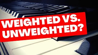 Buying a weighted vs nonweighted keyboard [upl. by Zitella116]