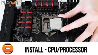 How to Install A Processor CPU Into a Motherboard  Intel CPU Installation Guide [upl. by Obara333]