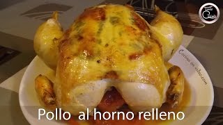 POLLO al horno RELLENO fácil y sabroso  Stuffed Baked Chicken  Receta Navidad  TonioCocina [upl. by Leboff]