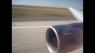 United Airlines B767300 takeoff from Denver International Airport [upl. by Ransom]