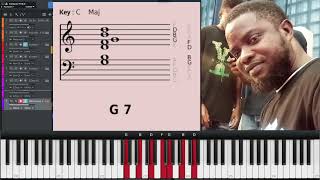 Beginners Piano Series Part seven Major7thDominant7th minor7th and Dim7th chords 1 [upl. by Jemie]