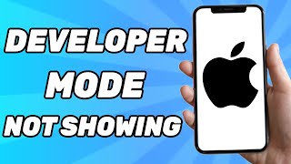 How to Fix if Developer Mode is NOT Showing on iPhone 2024 [upl. by Flavius]