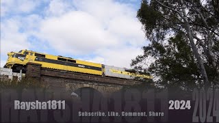 Bullnose Light engine D774V  GM10GM27 SSR LE Lovely Banks  Australian Trains by Raysha1811 [upl. by Llorre]